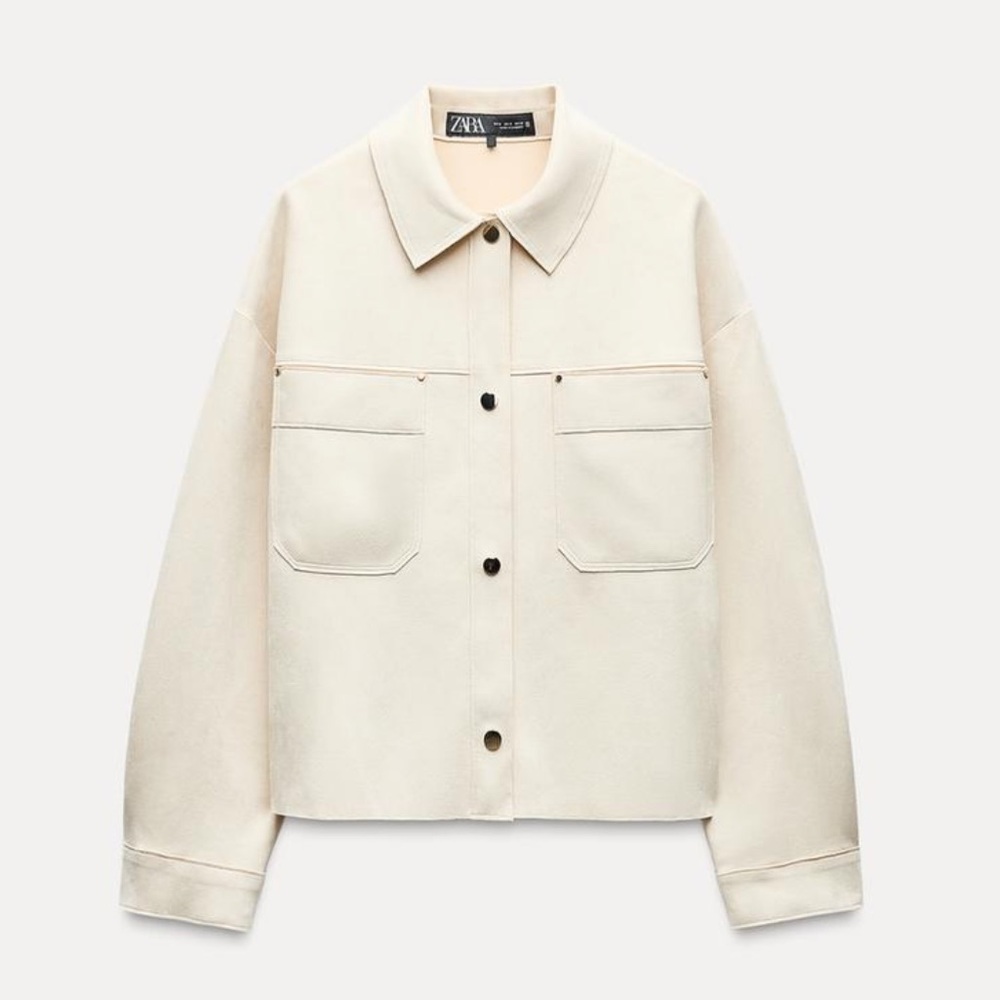 Zara Faux Suede Jacket